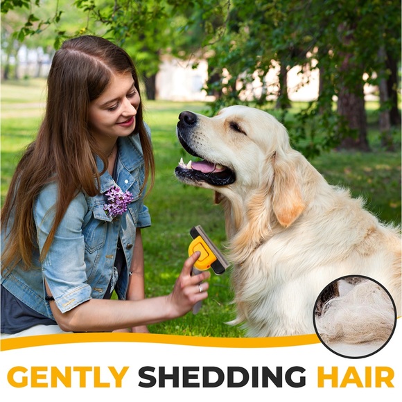 🆕 Dog Deshedder Grooming Tool by Precious Tails - Picture 3 of 11
